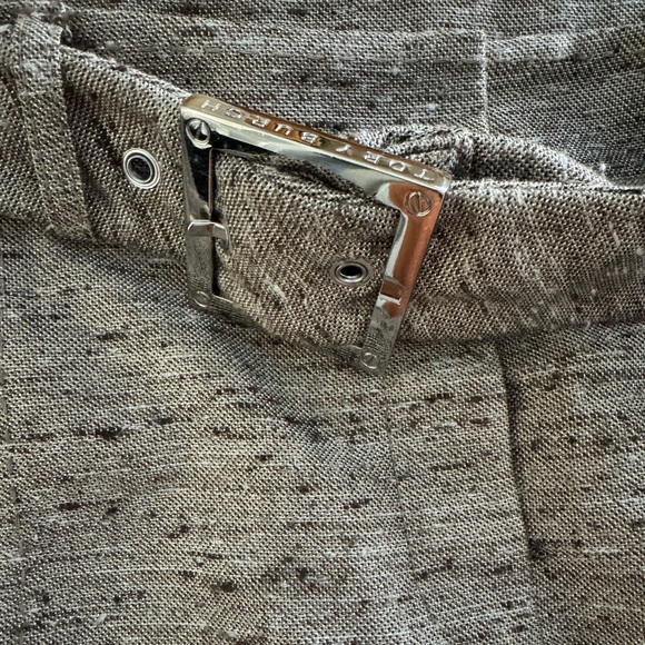 Tory Burch Belted Skirt Size 6 in Tan - Picture 5 of 6